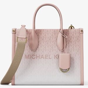 Michael Kors Mirella Small Ombré Signature Logo Crossbody Bag